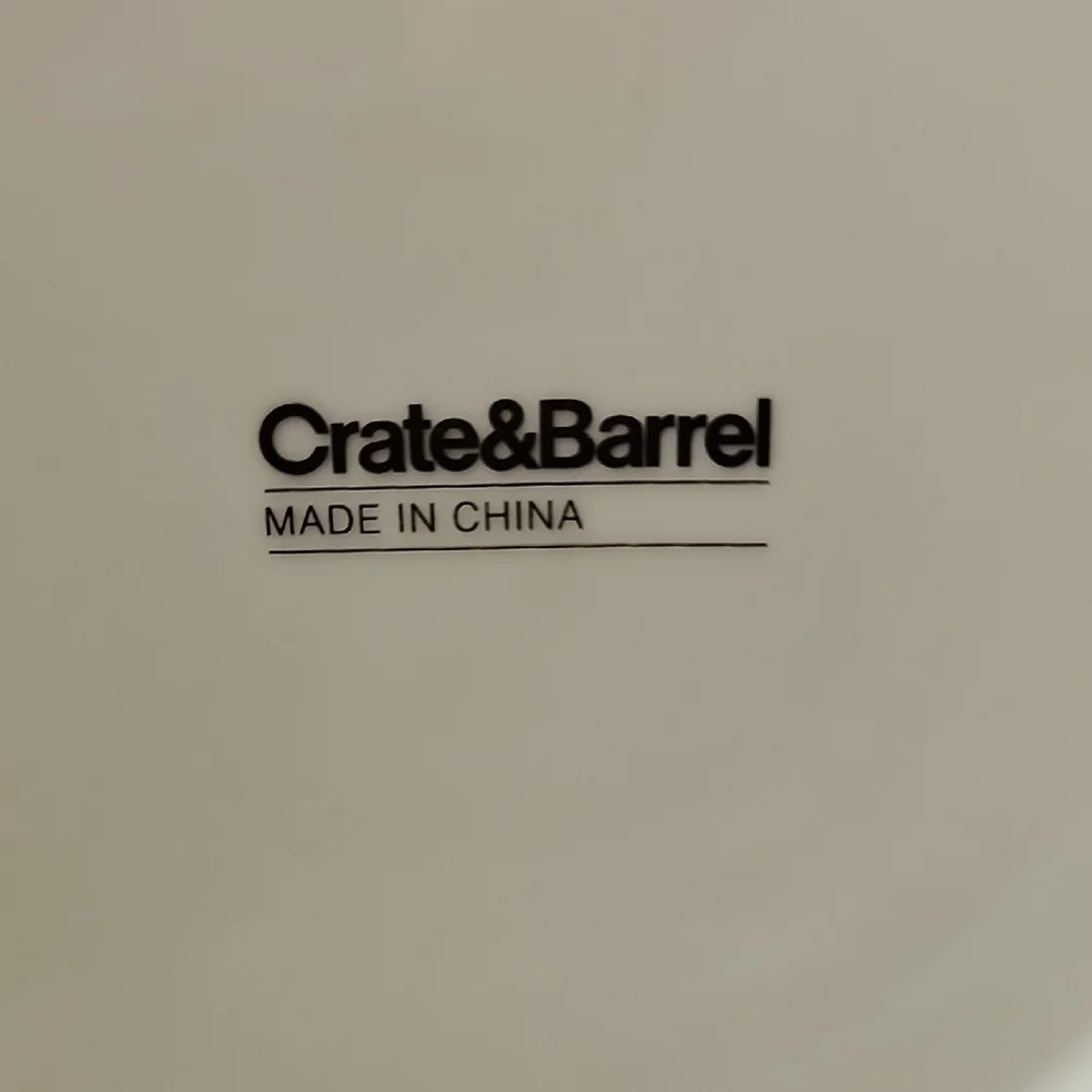 Crate & Barrel Snack Plates With Cocktail Motif
